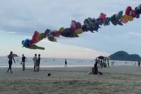 Braziliaanse ballonverkoper dacht het groot te gaan maken die dag