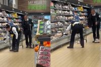 Raadspelletje: wat trekt deze man uit het schap in de supermarkt?