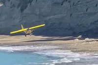 Bush flying: Gasten vliegen naar verlaten strandje, landen, rondje en weer door