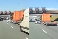 Nissan-bestuurder beleeft veel te spannend momentje op A10 Amsterdam