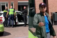 Boos mannetje kent de regels over filmen in het openbaar niet in Ter Apel