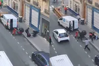 Bizarre beelden: dochter van crypto-ondernemer ontsnapt op straat in Parijs aan brute kidnapping