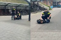 Klap maar met die knuppel hoor, want mannetje in Almere neemt zijn aanhouding niet serieus