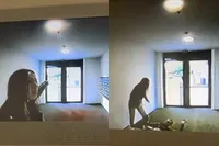 Meid en man hebben ruzie, maar vrouw staat zeker haar mannetje wel
