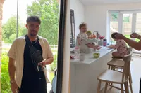 Papa heeft een nachtje doorgehaald en daar is mama het niet mee eens