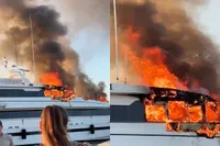 Dramatische brand aan boord van Sea Lady II in Saint‑Tropez