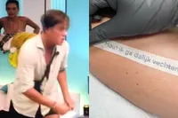 EOTB-fan laat "Maat ik ga dalijk vechten wollah krijg dalijk TBS" van deelnemer Henk zetten