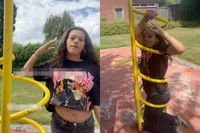 OEPS! Influencer zit vast en heeft de brandweer nodig