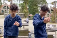 Jongeman met broccoli haar uit het Belgische Diksmuide deelt wat inspirerende woorden