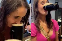 Pint Guinness zonder handen atten bleek toch niet zo’n goed idee