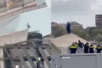Beelden van vrouw die van Erasmusbrug springt massaal gedeeld op social media
