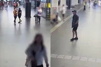 Beelden vrijgegeven van neerslaan cabaretier Fabian Franciscus op Centraal Station in Amsterdam