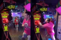 Lastig, met je niet-dominante hand op de boksbal