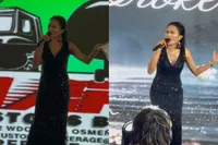 Zangeres doet poging tot “All I Want for Christmas Is You” zingen en nu komt er een beetje bloed uit het oor