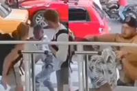 Toeriste in Colombia belaagd met mes, motorrijder en andere omstanders grijpen in terwijl haar partner afhaakt