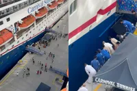 Bahama’s: 4-jarig meisje valt tussen pier en gigantisch cruiseschip, moeder springt erachteraan