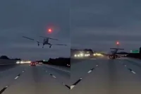 Vliegtuig klapt bovenop auto tijdens noodlanding in Florida