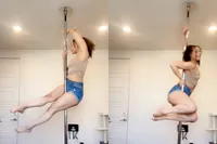 Professioneel paaldanseres Lissie laat ons zien hoe ze haar schouder brak