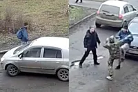 Toeteren in Rusland eindigt meteen in gevecht