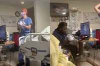 Kersverse vader zet na keizersnede geboorte Xbox aan en speelt Call of Duty in het ziekenhuis