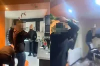 Feyenoord-supporters slopen appartement in Boekarest