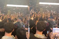 Gezellig matten voor het optreden van D-Block Europe in Nottingham