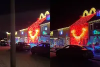 Dit kersthuis in Arkel slaat alles: compleet omgebouwd tot een gigantische Happy Meal