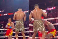 Jake Paul wordt knock-out geslagen door Anthony Joshua, breekt zijn kaak op twee plekken…