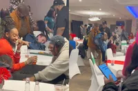 Leuk, die kerstborrel van het werk, maar zo wil je niet weggedragen worden