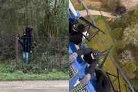 Levensgevaarlijke stunt op Walibi-achtbaan Goliath gaat opnieuw viraal