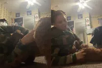 Net iets te fanatiek met het hondje gespeeld