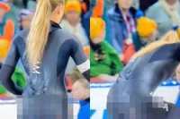 Sow, Jutta Leerdam ging wel echt snoeihard onderuit op de 1000 meter op Olympisch Kwalificatietoernooi