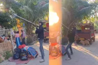 Joh, bamboe geheel niet geschikt voor potato gun-experiment