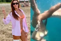 Duikster krijgt ‘beijinho’ van verpleegsterhaai in Brazilië