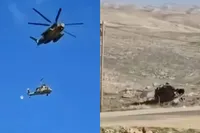 Helikopter crasht in Israël… terwijl ’ie werd vervoerd door een andere helikopter