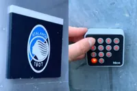 Stadion van Atalanta Bergamo binnenwandelen voor een kijkje bleek kinderlijk simpel