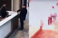 Pakketje in de lobby van luxe appartementencomplex in Istanbul blijkt geen Temu, maar een vuurwerkexplosie