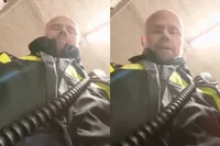 Wijkagent Sjoerd uit Rotterdam geeft even het goede voorbeeld