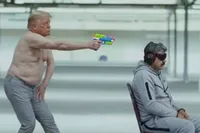 Trump vs Maduro in AI-remake van This Is America