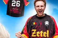 Jetzt geht's los: opvallend symbool op merchandise van de Bankzitters