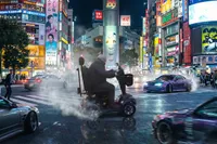 Klaas (80) ziet ijzel niet als gevaar, maar als uitnodiging om te driften met zijn scootmobiel