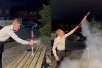 De ‘vuurpijlkoning’ laat even zien hoe het allemaal níét moet