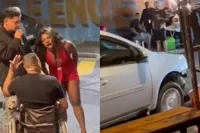 Auto rijdt twee vrouwen aan in Embu das Artes, bestuurster zonder rijbewijs en onder invloed