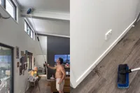 Piepende longen van het lachen voor vrouw van Bob als hij achter een huntsman spin aan gaat