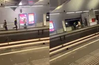 Agent in Spijkenisse gaat op zijn plaat als hij achter gesluierde vrouw aanrent