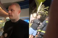 Dutch Travel Maniac is in Dubai en laat paniek zien na inslag van raket