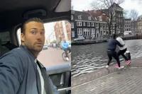 Je verzint het niet: Fiets van Dave Roelvink voor de derde keer gejat, Dave weer in achtervolging