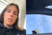 Politie spotte telefoon in haar rechterhand: tenminste, dat houdt de agent vol