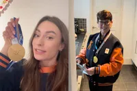 🧓⛸️ Virale oma schaatst nu óók mee met Femke Kok