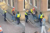 Wildplasser denkt te ontsnappen in Oeteldonk… maar rent recht de boete in 💦🏃‍♂️